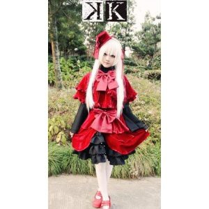 DK1095★アニメ 『K』 ◆ 櫛名 アンナ（くしな アンナ）　 風 コスプレ衣装＋ウィッグ　完全オーダメイドも対応可能 