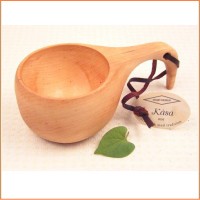 即納 Kuksa ククサ L マグカップ コップ 北欧 出産祝い 木製マグカップ 木製カップ 木製コップ 木製 カップ 贈り物 お祝い 贈答品 幸運 