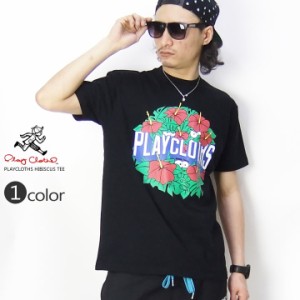 メール便送料無料 PLAY CLOTHS プレイクロース Tシャツ B系 B系ファッション メンズ HIBISCUS