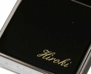 Zippo ケース名入れ加工オプション（※ライターと一緒にご購入下さい） メール便可