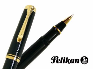 送料無料　ペリカン ローラーボールペン スーベレーン R400 ブラック 日本正規品