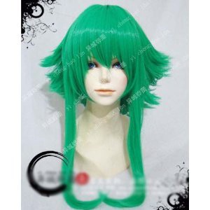 DW106 ◆VOCALOID グミ　GUMI 風◆コスプレウィッグ ＋ウイッグネット