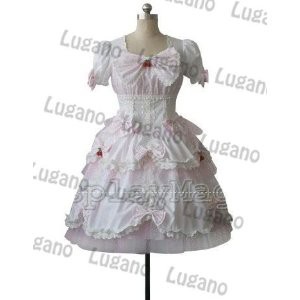 DK864　◆ 萌えゴシック　ロリータ風　Sweet Gothic Lolita風 17　コスプレ衣装　 新品　完全オーダメイドも対応可  