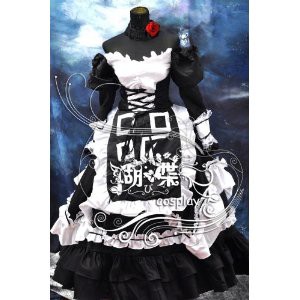 DK514 東方Project 東方永夜抄 八雲紫風　ゴシックロリー★コスプレ衣装　新品　完全オーダメイドも対応可能