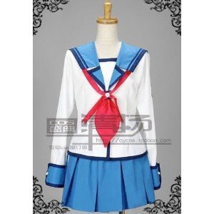 DK585　◆ Angel Beats！エンジェルビーツ　死んだ世界戦線★仲村ゆり  風★コスプレ衣装　新品　完全オーダメイドも対応可能 