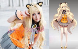 VOCALOID 　ボーカロイド  VOCALOID3 Library SEEU 公式服　コスチューム　コスプレ衣装　