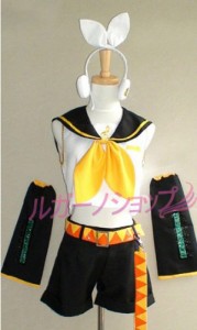 VOCALOID 　ボーカロイド  鏡音リン　　公式服   コスチューム　コスプレ衣装　完全オーダーメイド対応