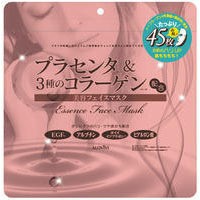 アロヴィヴィ プラセンタ・コラーゲンマスク 45枚入 健康な馬から抽出したプラセンタエキスに3種類のコラーゲンをプラス！