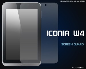 ICONIA W4用 液晶保護シート 保護シール 透明タイプ   ICONIAW4   アイコニアW4 液晶画面保護フィルム