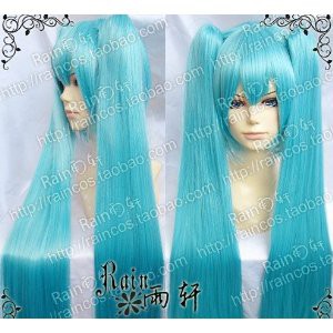 DW888 耐熱高品質ウィッグ・ボーカロイド☆VOCALOID2 初音ミク からくり卍ばーすと コスプレウイッグ　コスチューム