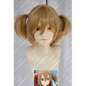 DW1207 ソードアート・オンライン/シリカ（Silica）/綾野 珪子（あやの けいこ）コスチューム コスプレウイッグ＋ウイッグネット 