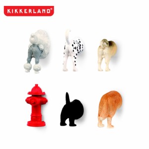 犬のお尻のマグネット 磁石 Kikkerland キッカーランド ドックバットマグネット / 文房具 / ステーショナリー / プレゼント