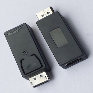 DisplayPort to HDMI 変換アダプタ6.5cm (DP to HDMI)　オス-メス