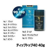 ティップトップ 40  40g 薄毛の部分に振りかけると、静電気により付着します！瞬時に髪が増えたように見えます！