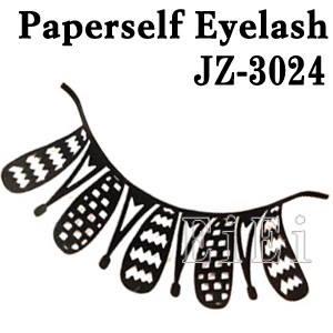 JZ-3024 アートペーパーラッシュ つけまつげ プロ用 紙つけまつ毛 新感覚のアイラッシュ イースター