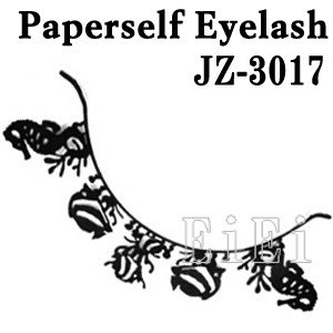 JZ-3017 アートペーパーラッシュ,つけまつげ,プロ用,紙のつけまつ毛,新感覚のアイラッシュ 海