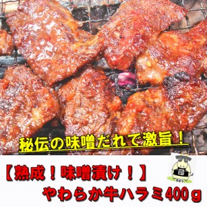 熟成 みそ漬けやわらか牛上ハラミ　400g Ｂ級グルメ 焼肉