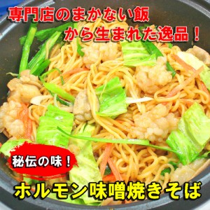 秘伝の味！越前ホルモン味噌焼きそば 1〜2人前 B級グルメ バーベキュー 焼肉