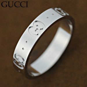 グッチ 073230-09850/9000 リング 指輪 GUCCI  K18WG ホワイトゴールド/073230-09850 /import