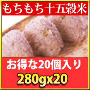 雑穀　もちもち十五穀米280gx20個セット 送料無料 業務用 まとめ買いでお得 もち麦 保存食 非常食  