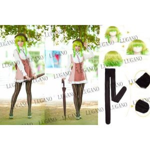 DK2066 VOCALOID コーヒー服 gumi　グミ　衣装+ウィッグ風　コスチューム、 コスプレ衣装 新品 完全オーダメイドも対応可能