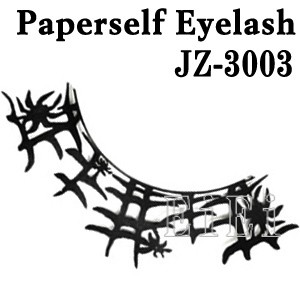 JZ-3003 アートペーパーラッシュ,つけまつげ,プロ用,紙のつけまつ毛,新感覚のアイラッシュ クモの巣