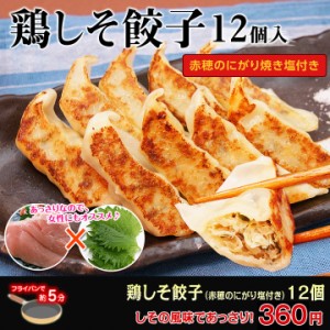 【大阪王将】鶏しそ餃子 12個入(特製赤穂の塩付き)  冷凍食品 ギョーザ