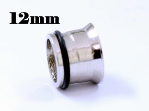 シングルフレアアイレット サージカルステンレス 【12mm】（ボディピアス/ボディーピアス）