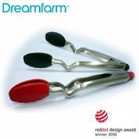 ドリームファーム Dreamfarm 置き楽トング 小 ロッキングトング トング キッチンツール 調理器具 衛生的 ノック式 ロック機能付き グッズ