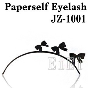 JZ-1001 ハロウィン アートペーパーラッシュ つけまつげ プロ用 紙のつけまつ毛 新感覚のアイラッシュ リボン