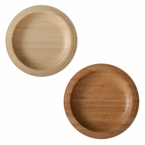 RIVERET 竹製 プレート おしゃれな木のお皿 24m / 日本製 / 木製 / 食器 