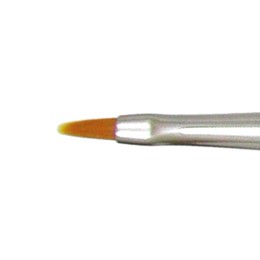 ブルーシュ★オーバル(#407/ソフト)ラウンド筆！花びらや葉を自然な形に表現出来るネイルアートブラシ！ｂ-ｒ-ｓのジェルブラシ♪