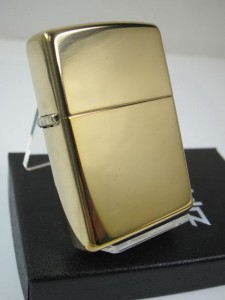 ジッポーZippo Solid Brass#254ブラス金色真鍮・刻印無し