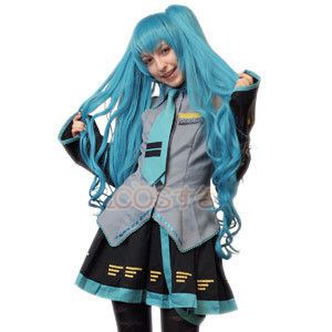 送料無料 ボーカロイド初音ミク風　メイド AKBアキバ 女子高生 セーラー服 コスチューム コスプレ衣装 高品質 新品 Cosplay アニメ 