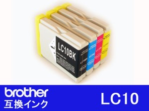 ブラザー brother 互換 インク カートリッジ  LC10-4PK 4色X10セット DCP-155C