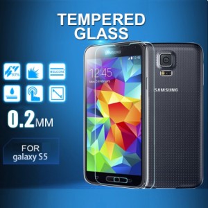 GALAXY S5 専用 強化ガラス液晶保護フィルム PROTECTION SCREEN