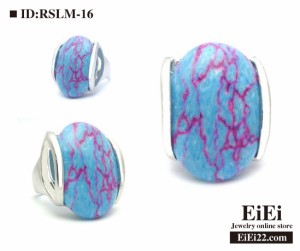 RSLM-16 天然石リング ファッション指輪 デザインリング