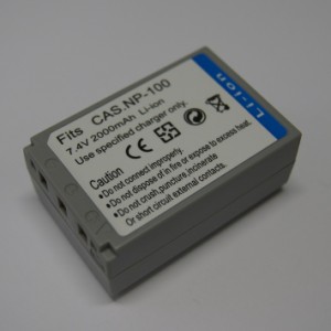CASIO NP-100 互換大容量バッテリー EXILIM PRO EX-F1 カシオNP-100