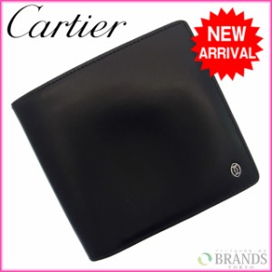 (美品&#xE6FA;)カルティエ/Cartier/二つ折り財布/モノグラム【中古】X1703