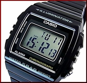 【カシオ/CASIO】Standard/スタンダード メンズ腕時計 ラバーベルト ブラック【海外モデル】W-215H-1A