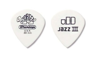 Jim Dunlop/ピック Tortex Jazz III White ( 478 )【ダンロップ】