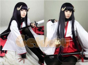   妖狐×僕SS白鬼院凜々蝶風　先祖返り　コスプレ衣装　コスチューム　7点セット