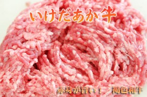 褐毛和牛　いけだあか牛100％　挽き肉500ｇ