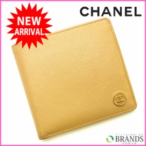 (激安&#xE6FA;・即納)シャネル/CHANEL/二つ折り財布/メンズ可/ココボタン【中古】X3920