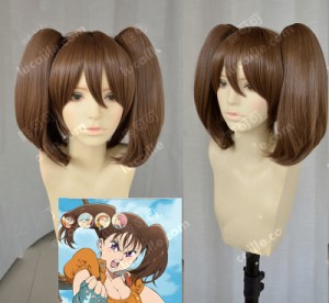 七つの大罪　ディアンヌ（Diane） 風 ◆ 耐熱高品質ウィッグ コスプレウィッグ ＋ウイッグネット 