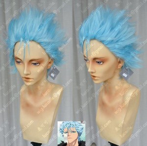 BLEACH　（ブリーチ）　グリムジョー　風　 コスプレウィッグ ＋ウイッグネット