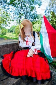 ヘタリア ハンガリー 　風　衣装＋ウィッグ 　コスチューム  コスプレ衣装  完全オーダメイドも対応可能