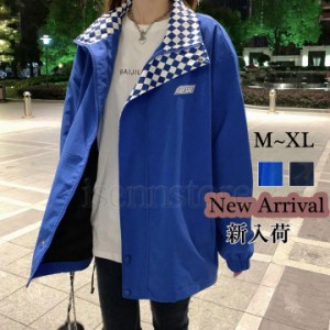 マウンテンパーカー レディース 春服 春アウター ブルゾン ジップアップ 長袖 スタンドカラー 長袖 スタジャン ゆったり カジュアル スポ