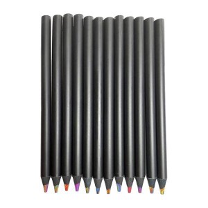 レインボー鉛筆木製アソートカラー画材ギフト多色鉛筆 12 色