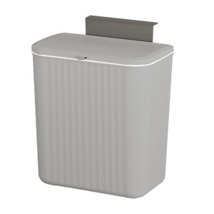 キャビネット ドア カウンタートップ グレー 9L 用キッチン廃棄物コンポスト容器多機能ホルダー